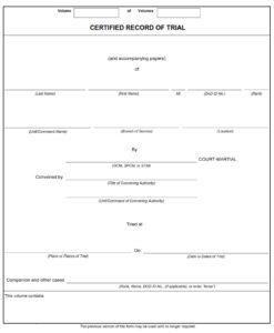 DD Form 490