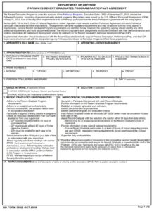 DD Form 3032 - Page 1