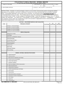 DA Form 5441-3 - Page 1