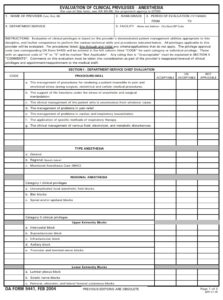 DA Form 5441 - Page 1