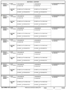 DD Form 1075 - Page 2