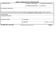 DD Form 1387-2