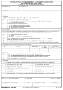 DA Form 4797 - Page 1