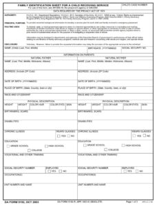 DA Form 5192 - Page 1