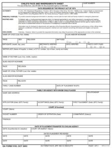 DA Form 5193 - Page 1