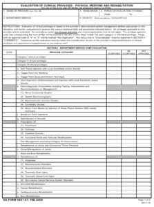DA Form 5441-41 - Page 1