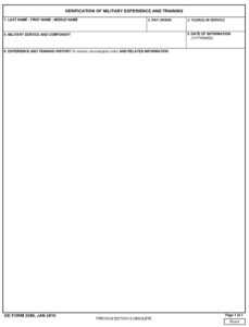 DD Form 2586