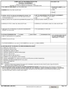 DD Form 2655 - Page 1