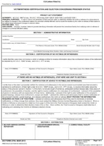 DD Form 2704 - Page 1