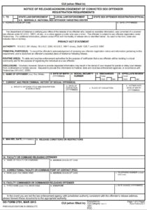 DD Form 2791 - Page 1