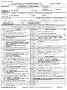 DD Form 2974 - Page 1