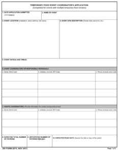 DD Form 2975 - Page 1