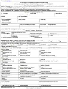 DD Form 2852 - Page 1