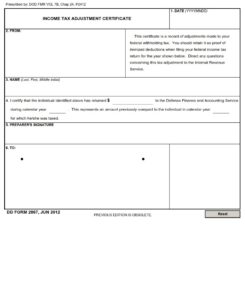 DD Form 2867