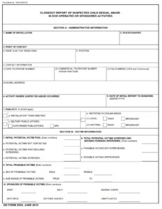 DD Form 2952